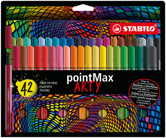 Stabilo - Felt -tip Pointmax Arty Endui à 42 couleurs