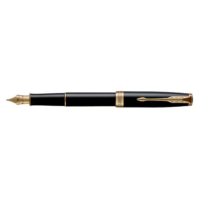 Parker - Fountain Pen Sonnet Black Lack GT Medium