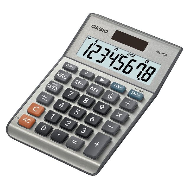 Casio - Calculatrice Casio MS -80B | 1 pièce