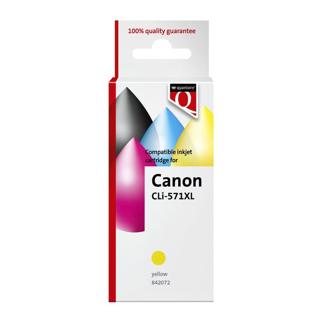 Quantore - Inkcartridge CLI -571XL GEEL