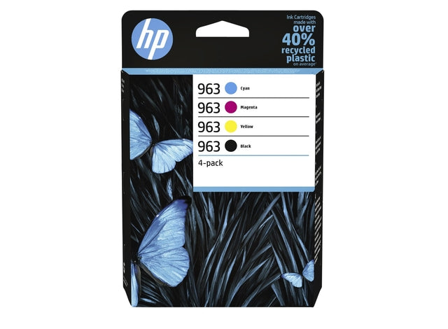 HP - Inkcartridge 963, 700 - 1.000 Seiten, OEM 6zc70a, 4 Farben