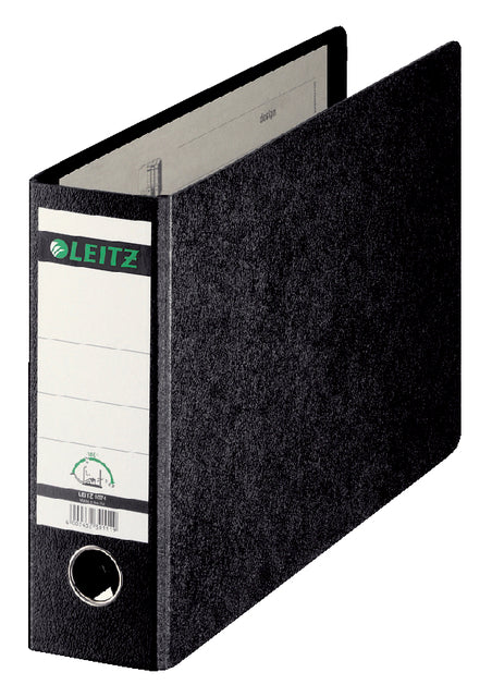 Leitz - Ordner leitz 1074 a4 dwars 77mm karton zwart | 4 stuks