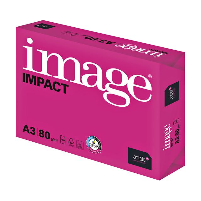 Quantore - Copie Paper Impact A3 80gr White 500l