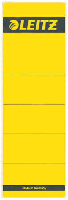 Leitz - Étiquette de tapis large / court 62x192mm auto-adhésif jaune | 10 pièces