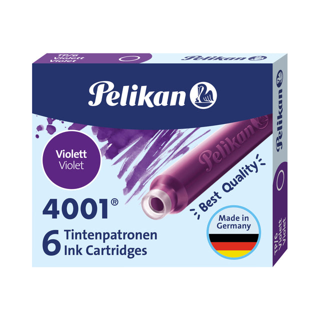 Pelikan - inktpatronen 4001 paars