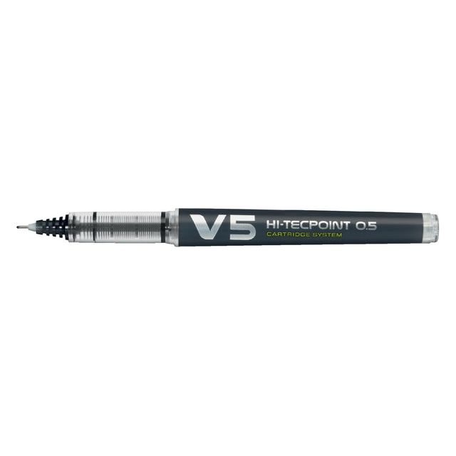 Pilot - Rollerpen pilot begreen hi-tecpoint v5 f zwart | 10 stuks