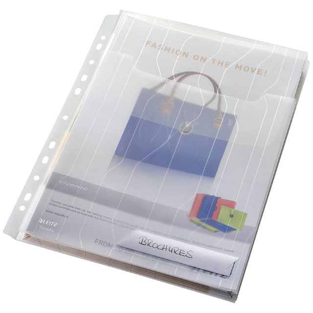 Leitz - Combifile 4727 Harmonica Visual Ordner A4 PP Transparent | 6 Stücke