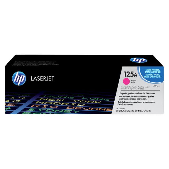 HP - Toner 125A, 1 400 pages, OEM CB543A, Magenta