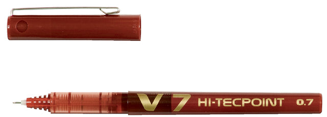 Pilote - Rollerpen Pilot Hi -tecpoint v7 rouge 0,5 mm | 12 pièces