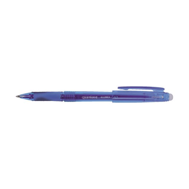 Quantore - Gindwriter effacable 0,7 mm bleu | 12 pièces