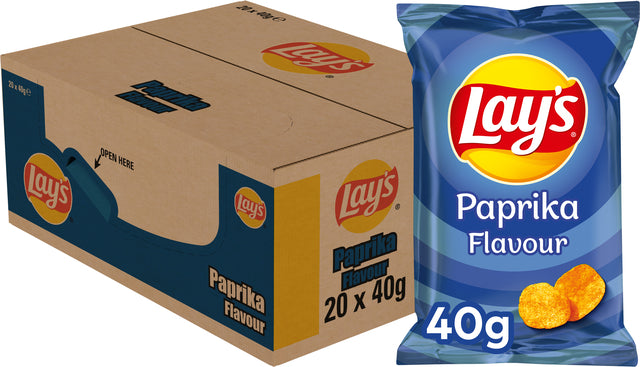 Lay's - chips paprika zakje 40gr