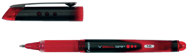 Pilot - Rollerpen Pilot V -ball Grip VB10 rot 0,6 mm