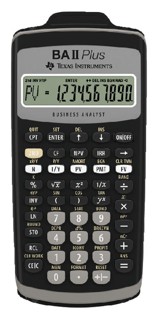 Texas Instruments - Calculatrice TI BA II Plus