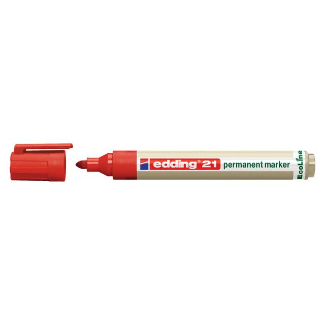 Edding - Marker permanent Ecoline E -21 rouge