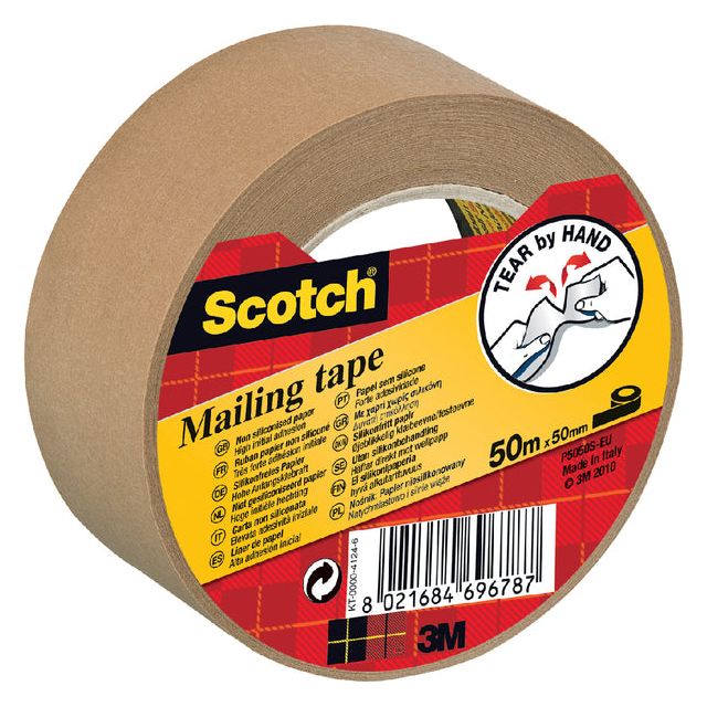 Scotch - Verpakkingse 3m p5050 50mmx50m papier br | 24 stuks