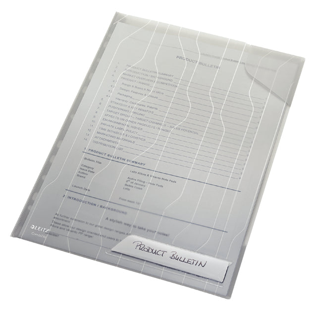 Leitz - Combifile 4726 visueller Ordner A4 PP transparent