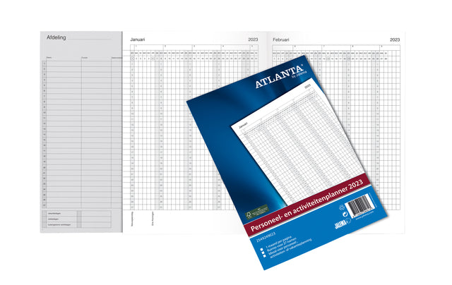 Atlanta - Jaarplanner 2023 atl personeel- en activiteiten a4 | 5 stuks