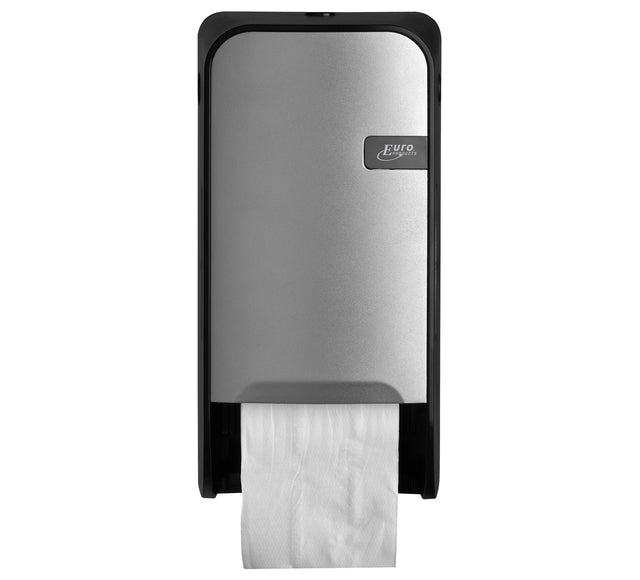 Quartzline - Toiletpapierdispenser quartzline q1 duo zilver