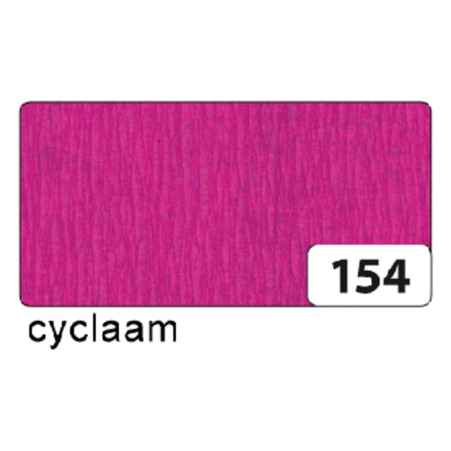 Folia Paper - Crepe Paper Folia 250x50cm NR154 Cyclamen | 10 pièces