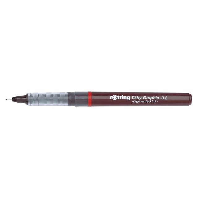 Rotring - Fineliner Tiky Graphic 0,2 mm | 12 pièces