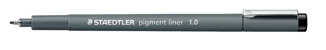 Staedtler - Fineliner Pigment 308 Black 1,0mm | 10 Stücke