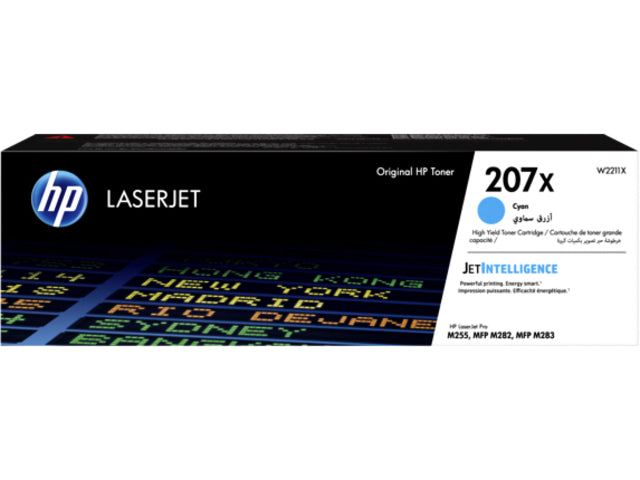 HP - toner 207X, 2.450 pagina's, OEM W2211X, cyaan