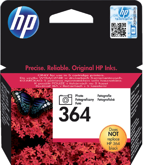 HP - Inkcartridge CB317EE 364 Foto Schwarz