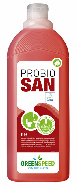 Greenspeed - Probio San sanitairreiniger, fles van 1 l