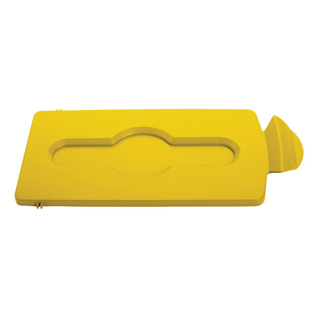 Rubbermaid - couvercle slim jim rs fermé jaune | 1 pièce