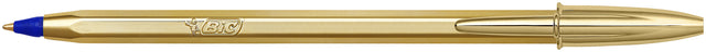 BIC - Ballpen BIC Cristal Gold Blue | 20 Stücke