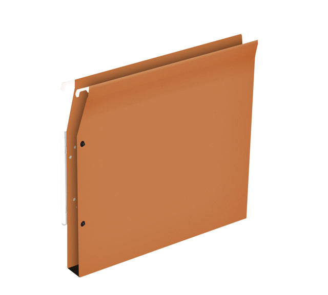 Quantore - Hangmap medium flex a4 u-bodem 30mm karton oranje | 25 stuks