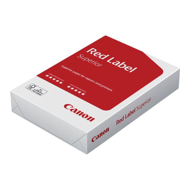 Canon - Copier Paper Red Label Superior A3 80GR WHITE 500VEL | 5 pièces