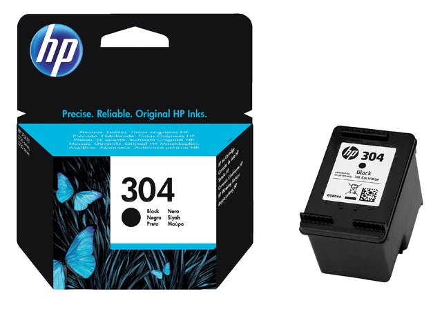 HP - Inkcartridge N9K06AE 304 Black