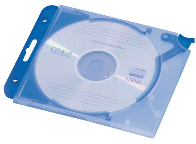 Durable - dossier de stockage CD Quickflip complet bleu