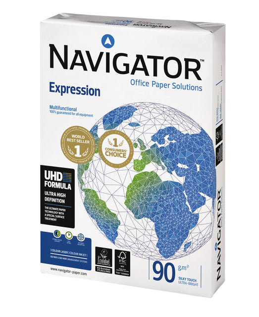 Navigator - Sion Présentation Papier FT A4, 90 g, 500 FEUILLE SUIT