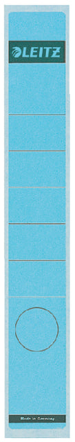 Back Etikett Leitz schmal/lang 39x285mm selbstadhäsiv blau