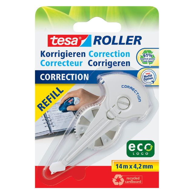 Korrekturrolle Tesa® Ecologo® 4,2 mmx14 m auf Blasen nachfüllen