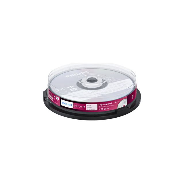 Philips - DVD + R 4,7 Go 16x SP (10)