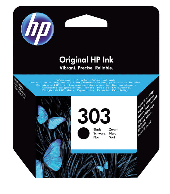 HP - Inkcartridge 303, 200 Seiten, OEM T6N02AE, Schwarz