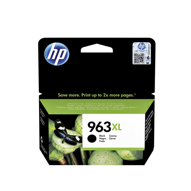 HP - inktcartridge 963XL, 2.000 pagina's, OEM 3JA30AE, zwart