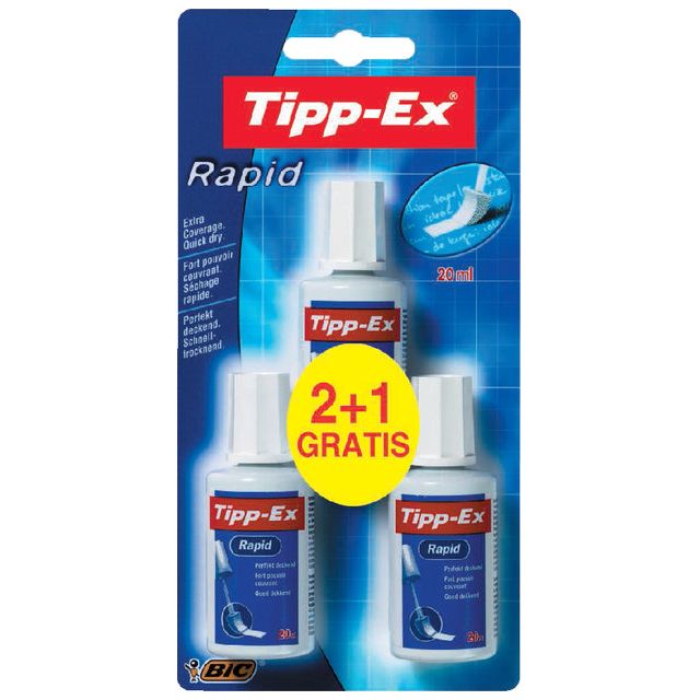 Tipp-ex - Correctievloeistof 20ml | 10 stuks