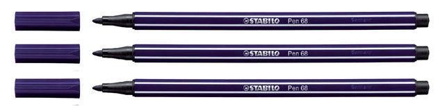 Stabilo - Felt -tip Pen 68/22 Prusse Blue | 10 pièces