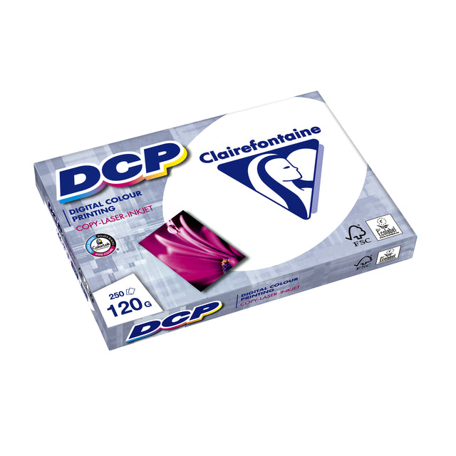 Clairefontaine - Laserpapier clairefontaine dcp a4 120gr wit | 5 stuks