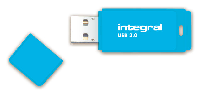 Integral - Neon USB 3.0 Stick, 64 GB, Blau