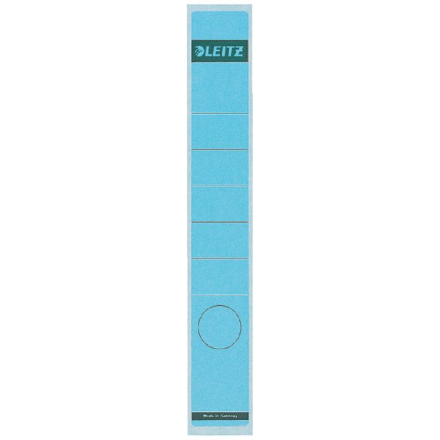 Leitz - Back Label Leitz 1648 39x285mm Blau | PAK A 10 Stück | 10 Stück