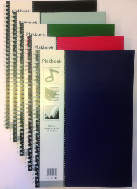 Papyrus - Plakboek papyrus 28x40cm neutraal 40v | 5 stuks