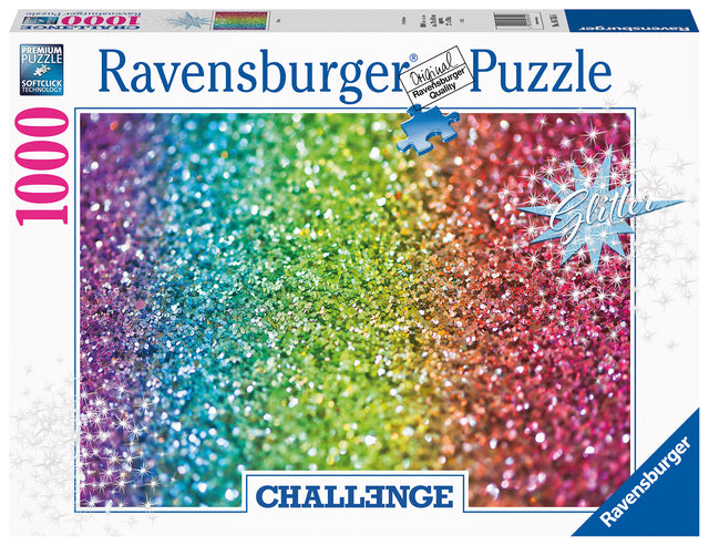 Ravensburger - Puzzle Glitter Challenge 1000 pièces