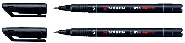 STABILO - FORD -TIP PEN OHPEN DERALENT 841/46 Um 0,4 mm schwarz | 10 Stücke