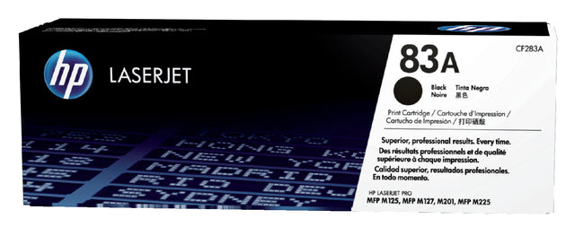 HP - Toner 83a, 1 500 Seiten, OEM CF283A, Schwarz