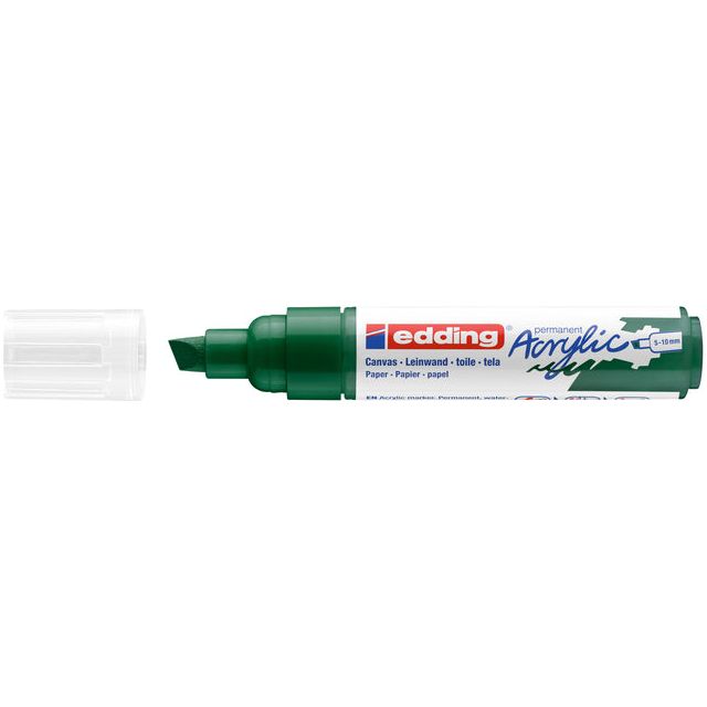 Edding - Acrylmarker Edding e -5000 Rassen Mossgroen